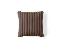 BEST MOBILIER - Laponie - coussin - en fausse fourrure côtelé - 40x40 cm