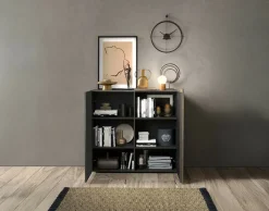 BEST MOBILIER - Leon - buffet bas - 2 portes - 113x121 cm