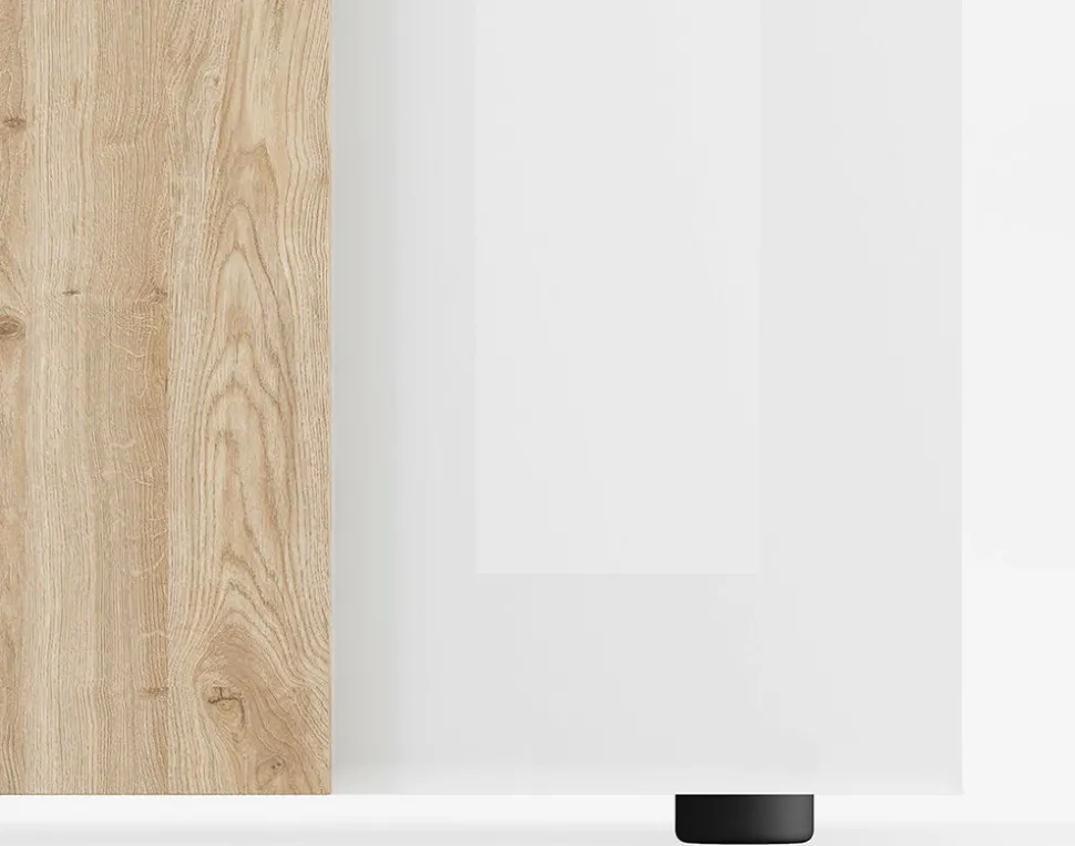 BEST MOBILIER - Leon - meuble tv - 3 portes - 181 cm