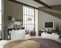 BEST MOBILIER - Lou - meuble tv - 1 porte - 184 cm