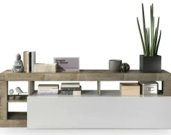 BEST MOBILIER - Lou - meuble tv - 1 porte - 184 cm