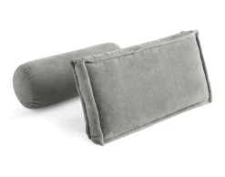 BEST MOBILIER - Marisol - lot de deux coussins de dossier - velours texturé