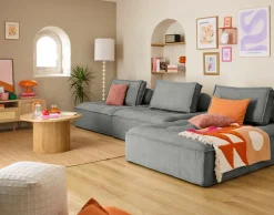 BEST MOBILIER - Marisol - lot de deux coussins de dossier - velours texturé