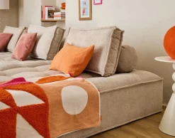 BEST MOBILIER - Marisol - lot de deux coussins de dossier - velours texturé