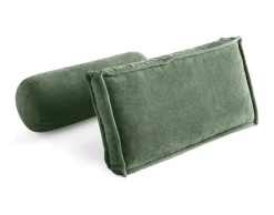 BEST MOBILIER - Marisol - lot de deux coussins de dossier - velours texturé