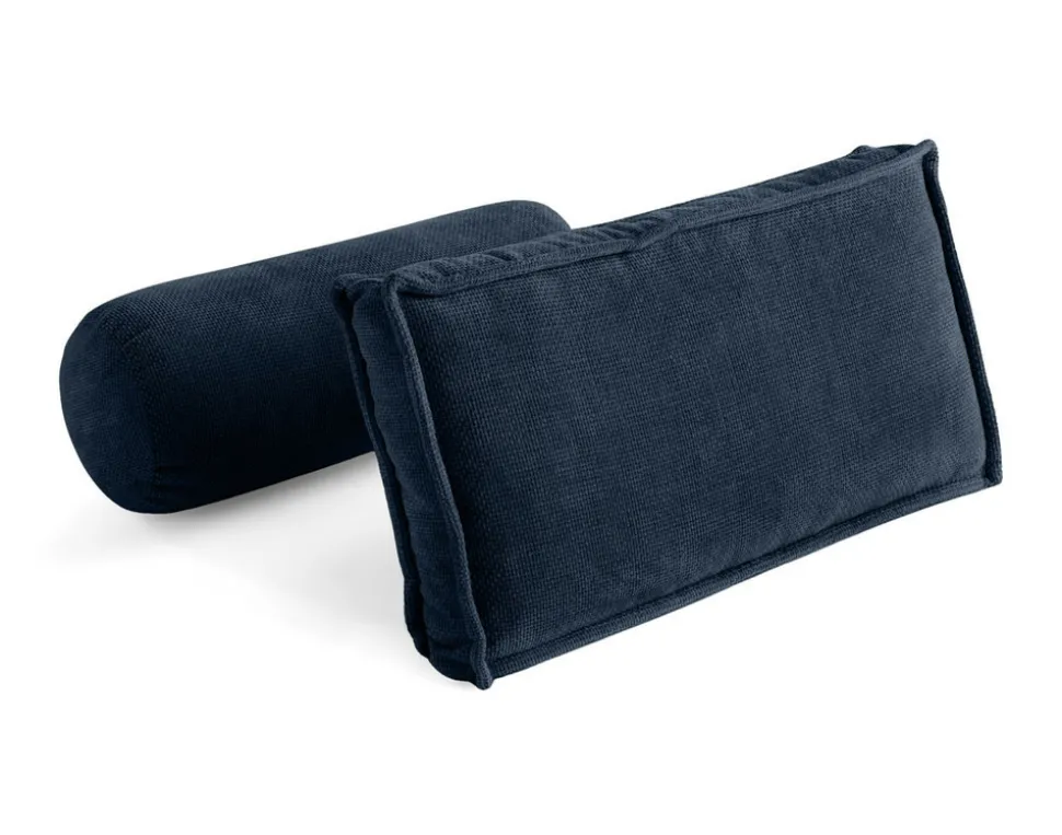 BEST MOBILIER - Marisol - lot de deux coussins de dossier - velours texturé