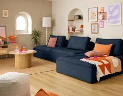 BEST MOBILIER - Marisol - lot de deux coussins de dossier - velours texturé