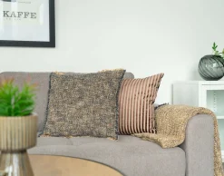 BEST MOBILIER - Olmedo - coussin - en coton - 45x45 cm