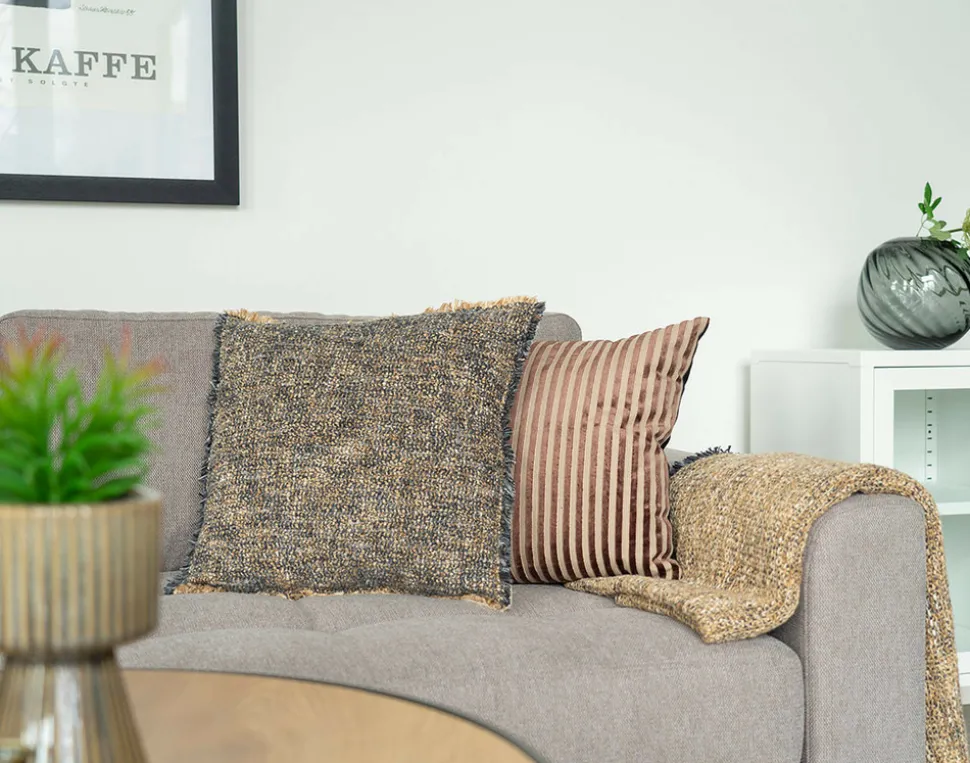 BEST MOBILIER - Olmedo - coussin - en coton - 45x45 cm