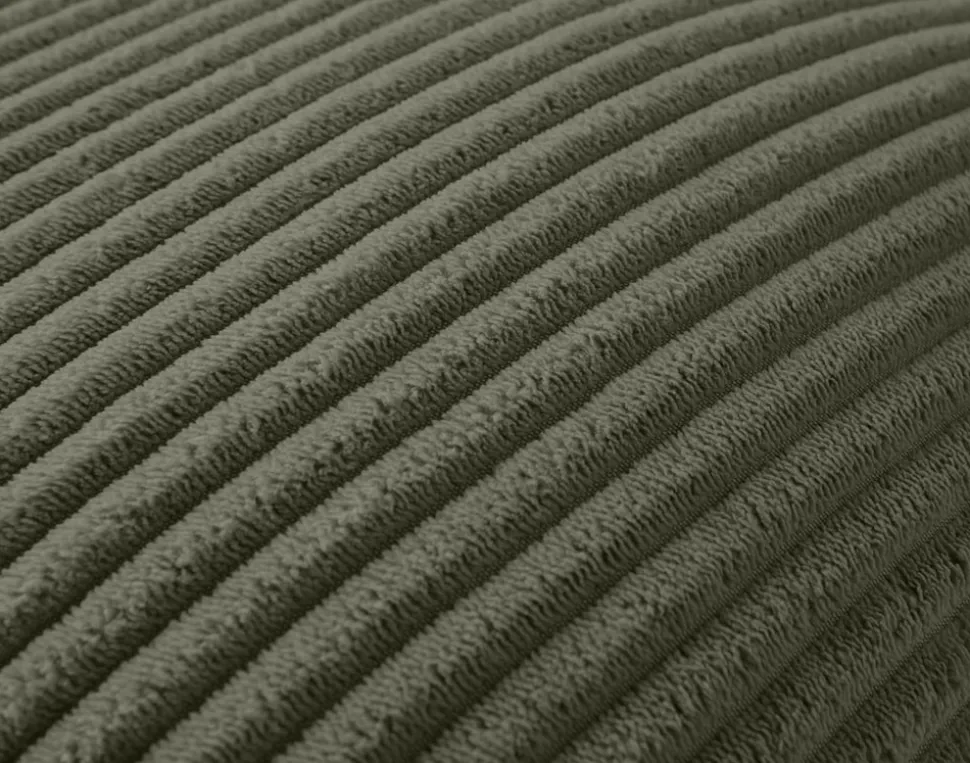 BEST MOBILIER - Pivoine - coussin - en velours côtelé - 35x35 cm