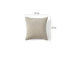 BEST MOBILIER - Rune - coussin - en velours côtelé - 37x37 cm