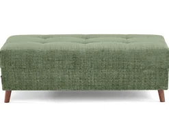 BEST MOBILIER - Rune - pouf en velours texturé