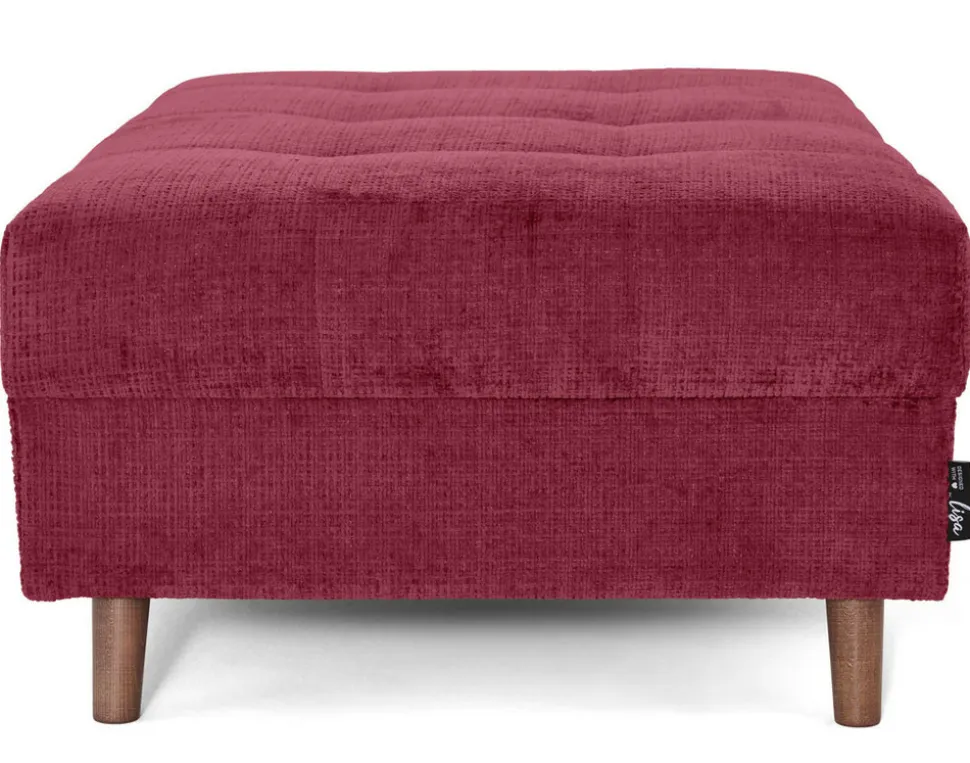 BEST MOBILIER - Rune - pouf en velours texturé