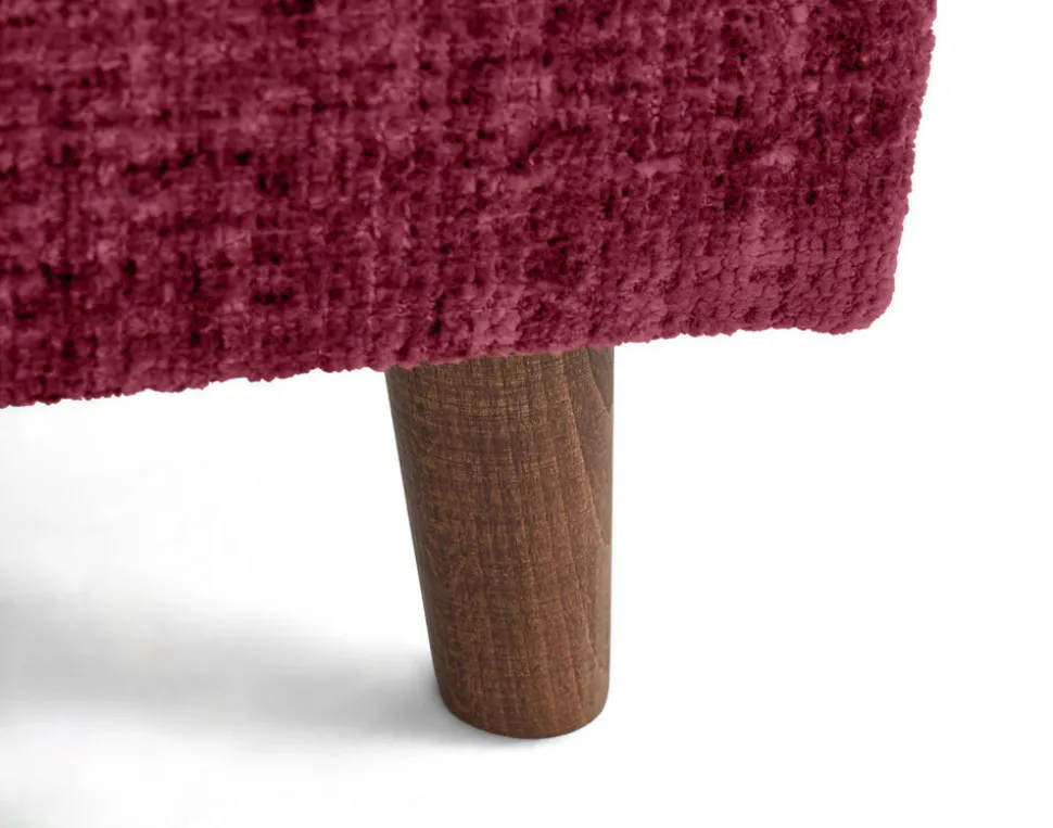 BEST MOBILIER - Rune - pouf en velours texturé