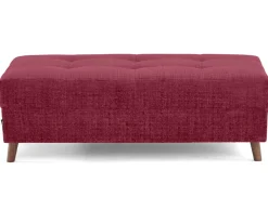 BEST MOBILIER - Rune - pouf en velours texturé