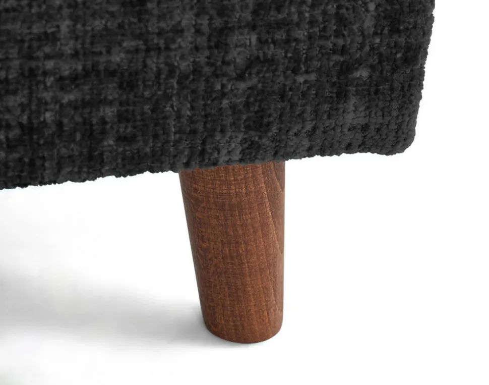 BEST MOBILIER - Rune - pouf en velours texturé