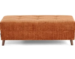BEST MOBILIER - Rune - pouf en velours texturé