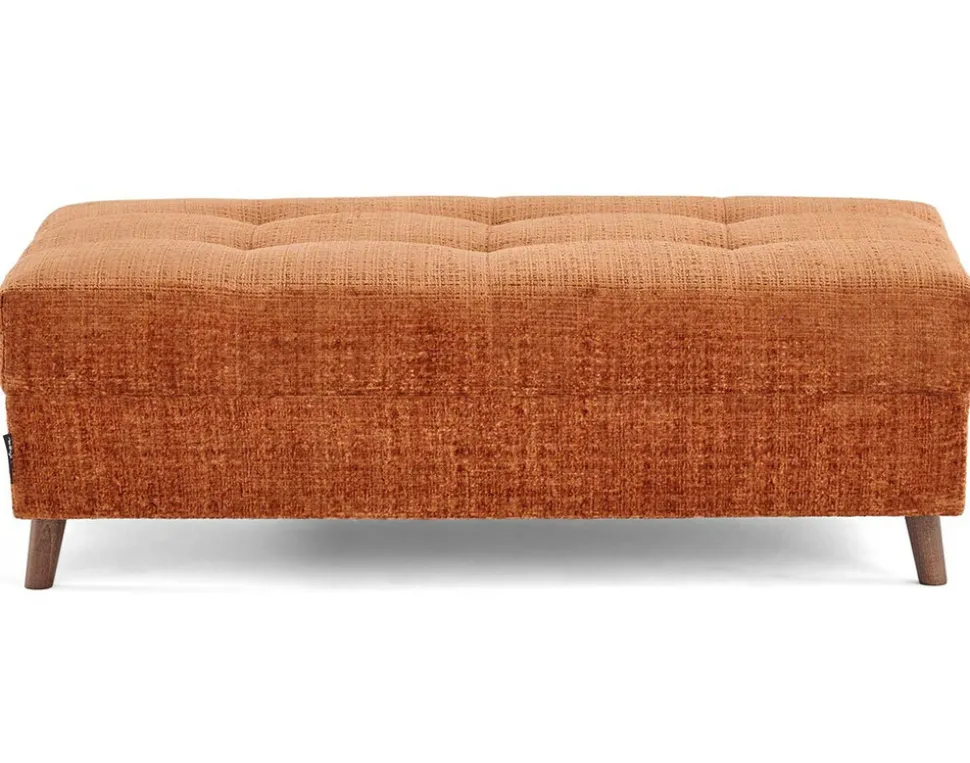 BEST MOBILIER - Rune - pouf en velours texturé