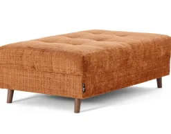 BEST MOBILIER - Rune - pouf en velours texturé