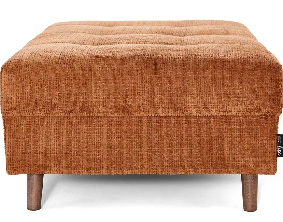 BEST MOBILIER - Rune - pouf en velours texturé