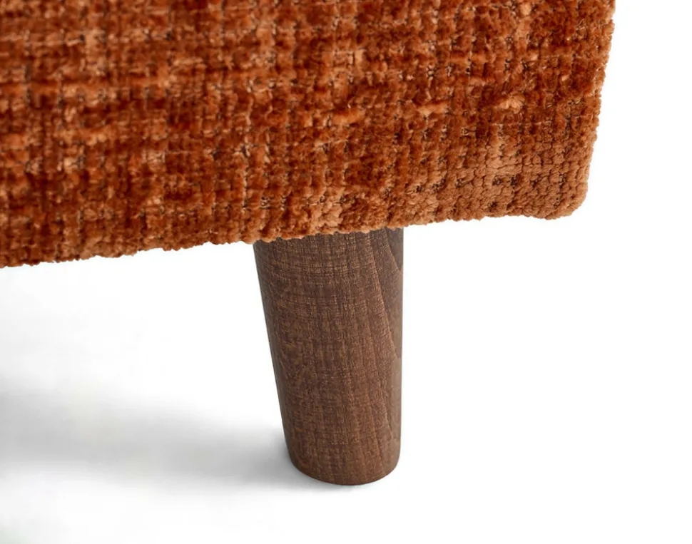 BEST MOBILIER - Rune - pouf en velours texturé