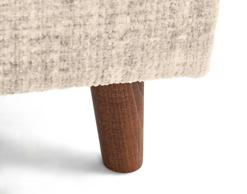 BEST MOBILIER - Rune - pouf en velours texturé