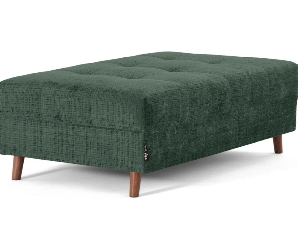 BEST MOBILIER - Rune - pouf en velours texturé