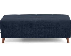 BEST MOBILIER - Rune - pouf en velours texturé