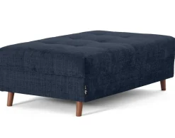 BEST MOBILIER - Rune - pouf en velours texturé