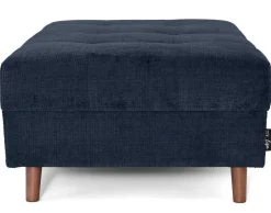 BEST MOBILIER - Rune - pouf en velours texturé