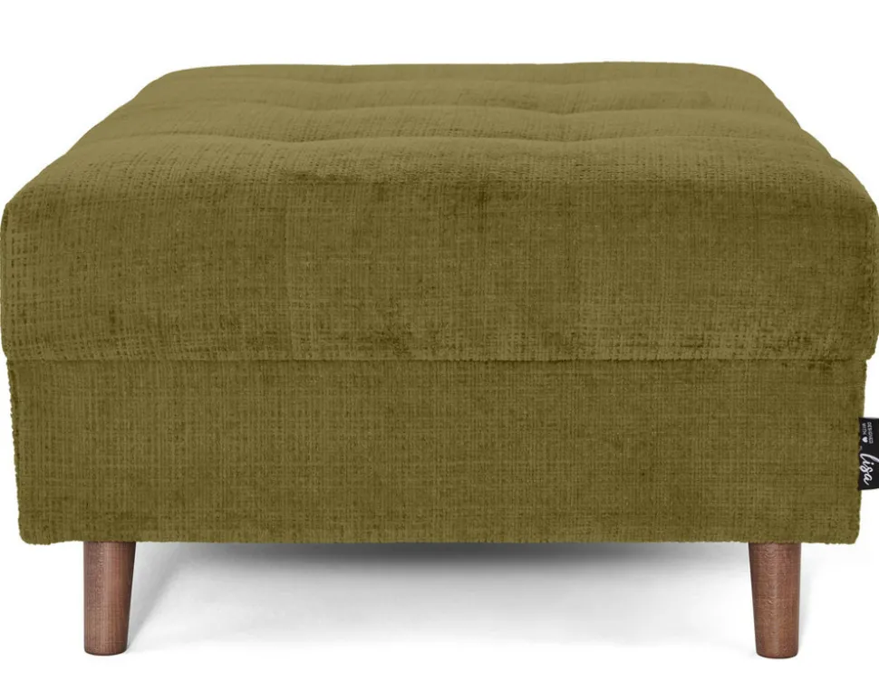 BEST MOBILIER - Rune - pouf en velours texturé
