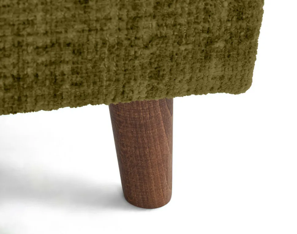 BEST MOBILIER - Rune - pouf en velours texturé