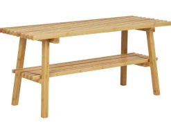 BEST MOBILIER - Saona - banc avec rangement - bambou naturel - 70 cm