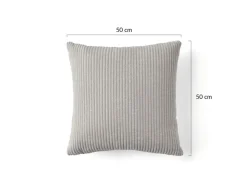 BEST MOBILIER - Selma - coussin - en velours côtelé - 50x50 cm