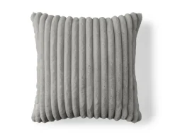 BEST MOBILIER - Sierra - coussin - en fausse fourrure côtelé - 60x60 cm