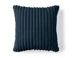 BEST MOBILIER - Sierra - coussin - en fausse fourrure côtelé - 60x60 cm
