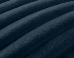 BEST MOBILIER - Sierra - coussin - en fausse fourrure côtelé - 60x60 cm