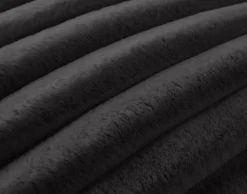 BEST MOBILIER - Sierra - coussin - en fausse fourrure côtelé - 50x50 cm