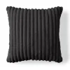 BEST MOBILIER - Sierra - coussin - en fausse fourrure côtelé - 60x60 cm