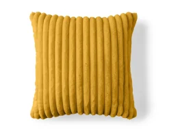 BEST MOBILIER - Sierra - coussin - en fausse fourrure côtelé - 60x60 cm