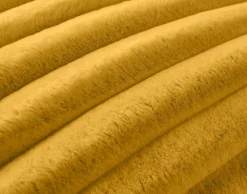 BEST MOBILIER - Sierra - coussin - en fausse fourrure côtelé - 60x60 cm