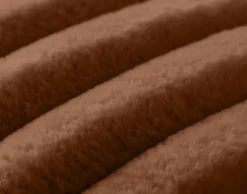 BEST MOBILIER - Sierra - coussin - en fausse fourrure côtelé - 40x40 cm