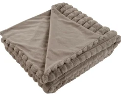 BEST MOBILIER - Sweety - plaid - 150x200 cm - en velours