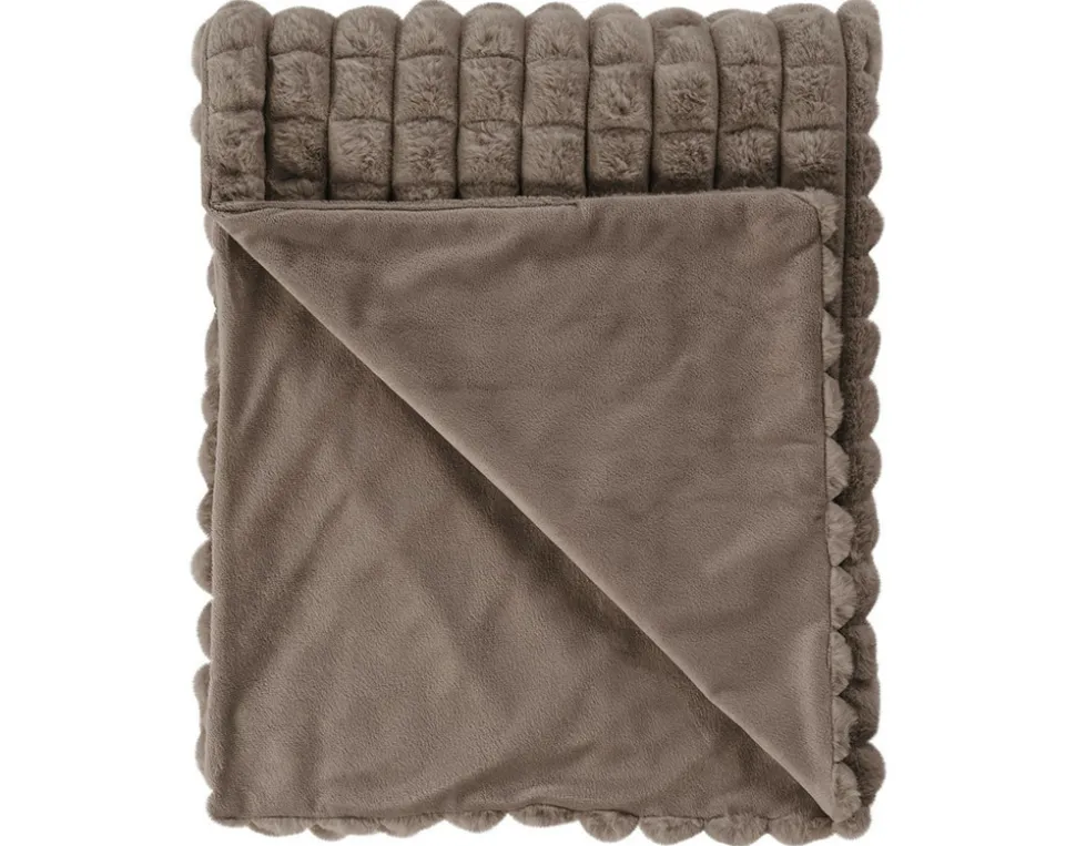 BEST MOBILIER - Sweety - plaid - 150x200 cm - en velours