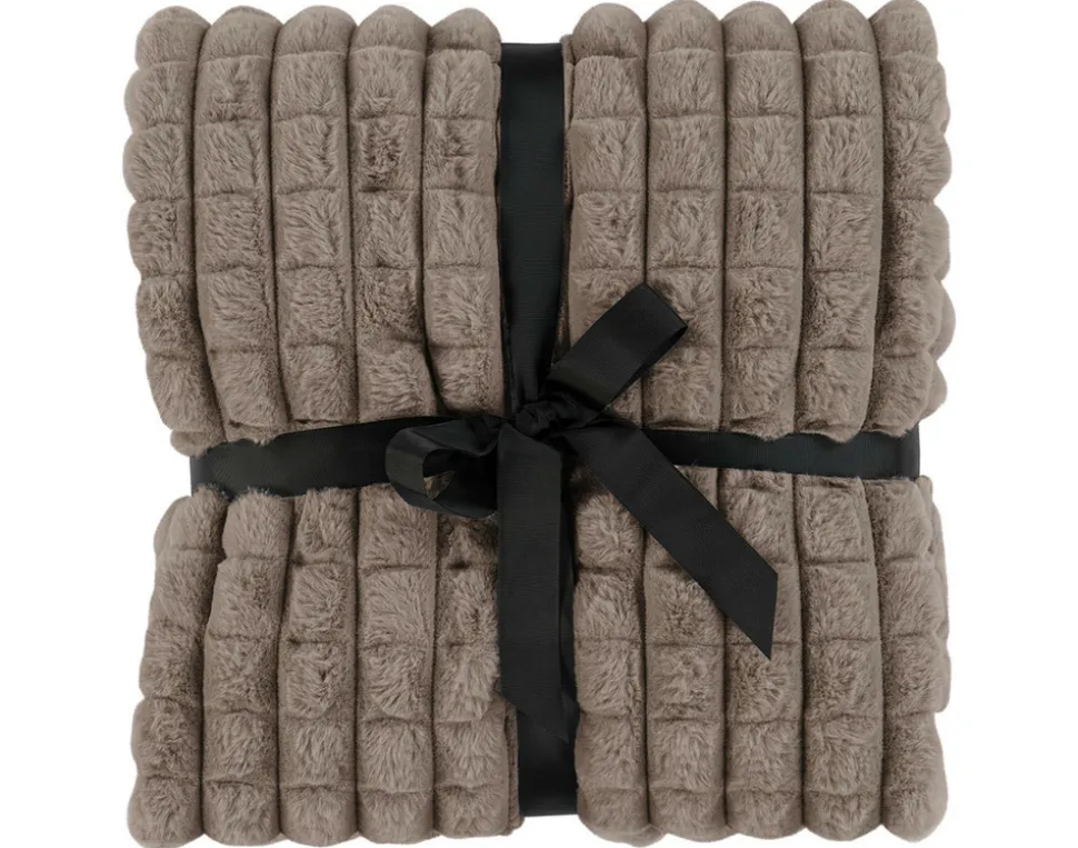 BEST MOBILIER - Sweety - plaid - 150x200 cm - en velours