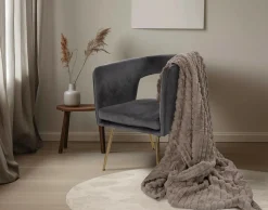 BEST MOBILIER - Sweety - plaid - 150x200 cm - en velours