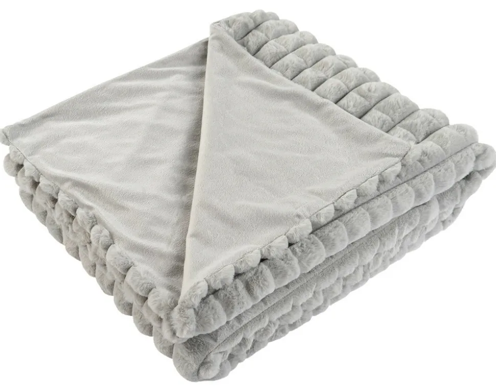 BEST MOBILIER - Sweety - plaid - 150x200 cm - en velours