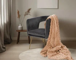 BEST MOBILIER - Sweety - plaid - 150x200 cm - en velours