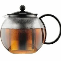 BODUM - Théiere à piston bodum - assam - couvercle plastique - filtre en inox - 1.0 l