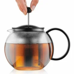BODUM - Théiere à piston bodum - assam - couvercle plastique - filtre en inox - 1.0 l